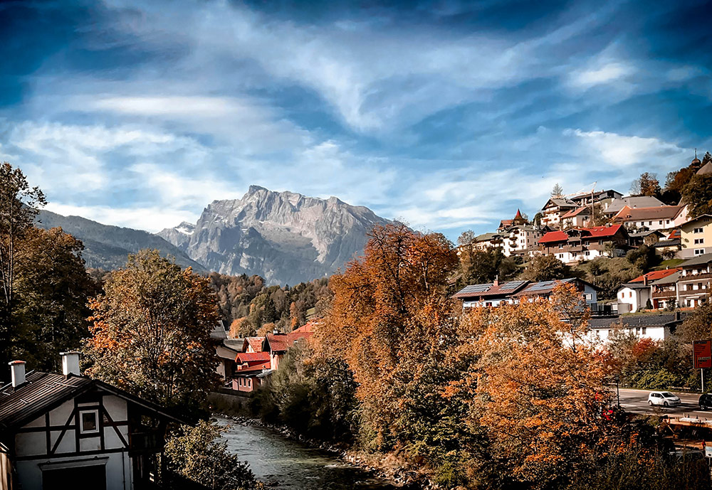 Bergpanorama in Berchtesgaden