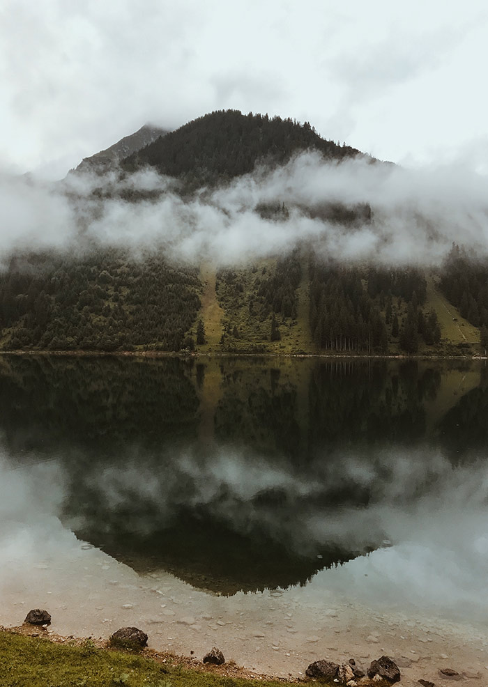 Verregnete Alpenwanderung