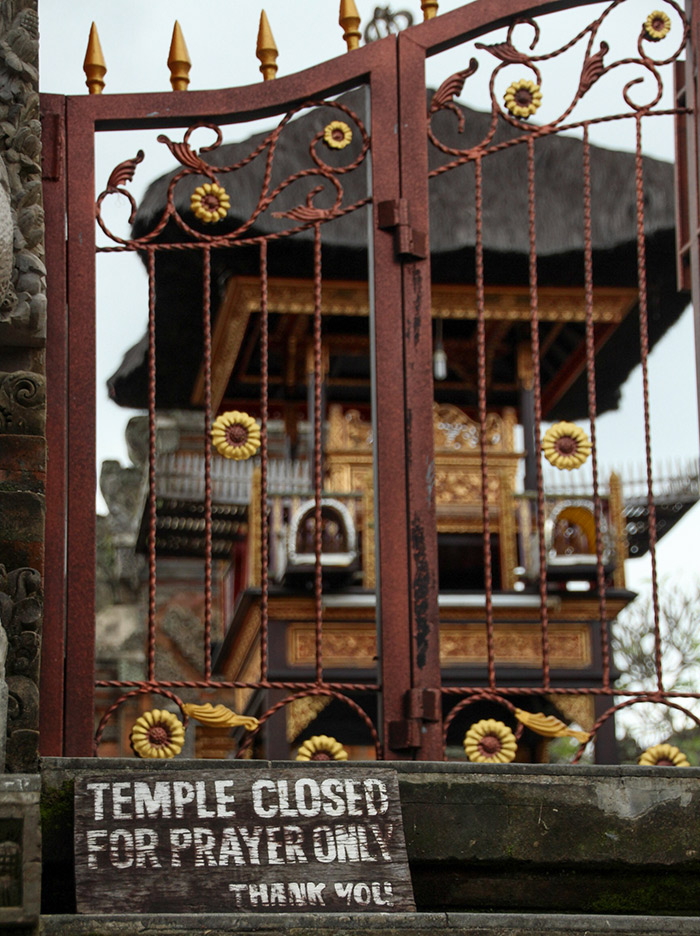 Balinesischer Tempel in Indonesien