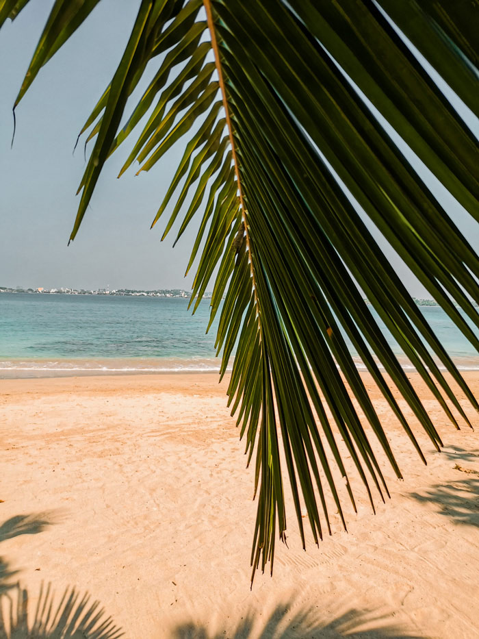Hikkaduwa Strand in Sri Lanka